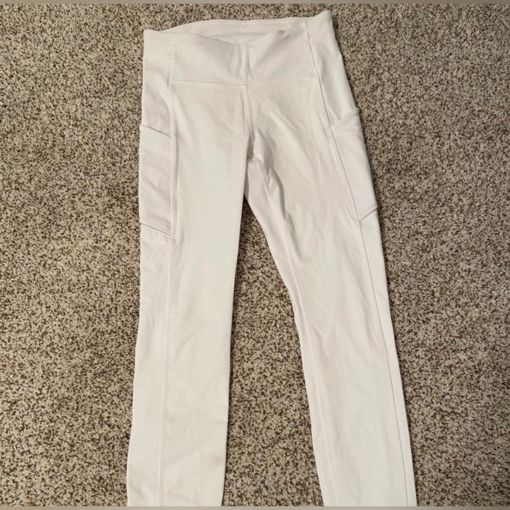 Lululemon Luxtreme White Leggings, Full Length